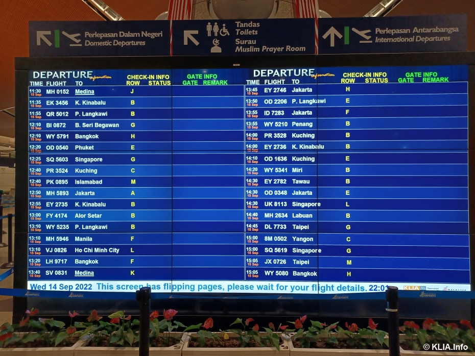 Flight Information Display System (FIDS)