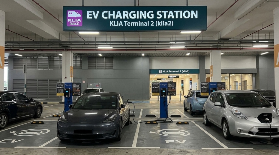 EV Charging Station at KLIA Terminal 2 (klia2)